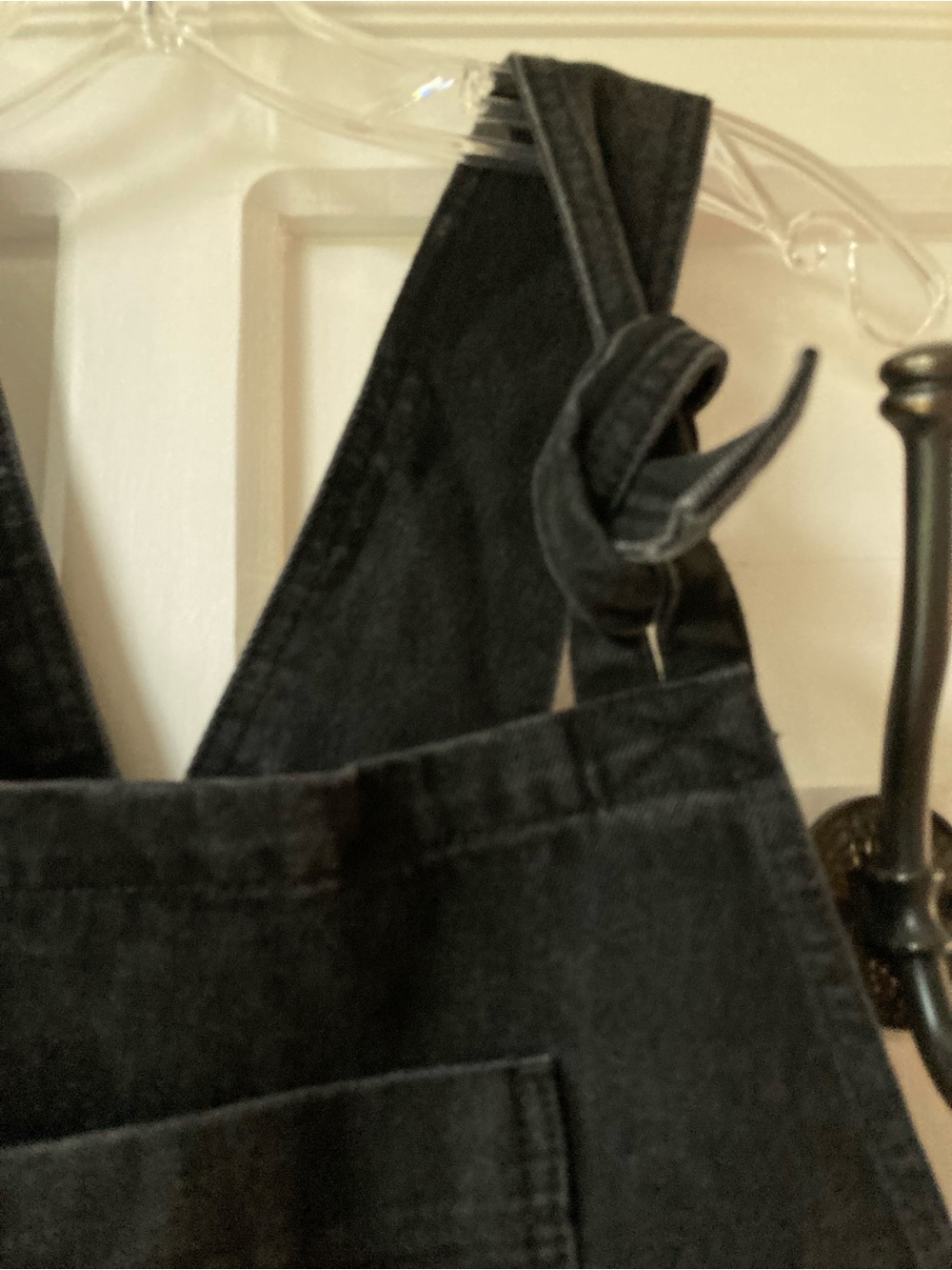 NWT Lucy & Yak | Black Denim Women's Overalls - Casual Relaxed Fit - Picture 6 of 12